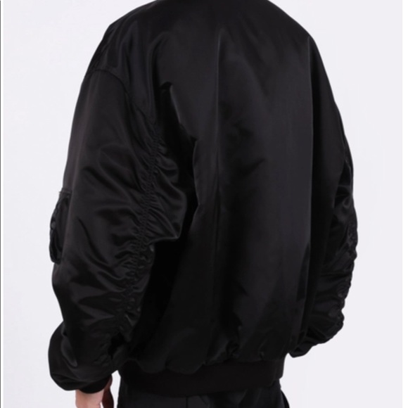 Brand new Black with the orange inside Balenciaga bomber jacket size 44 - Picture 6 of 9